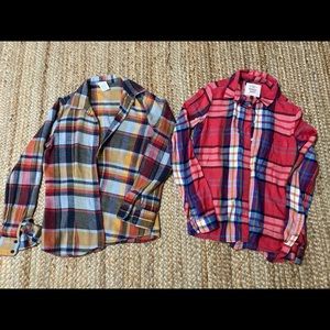 Flannel shirts